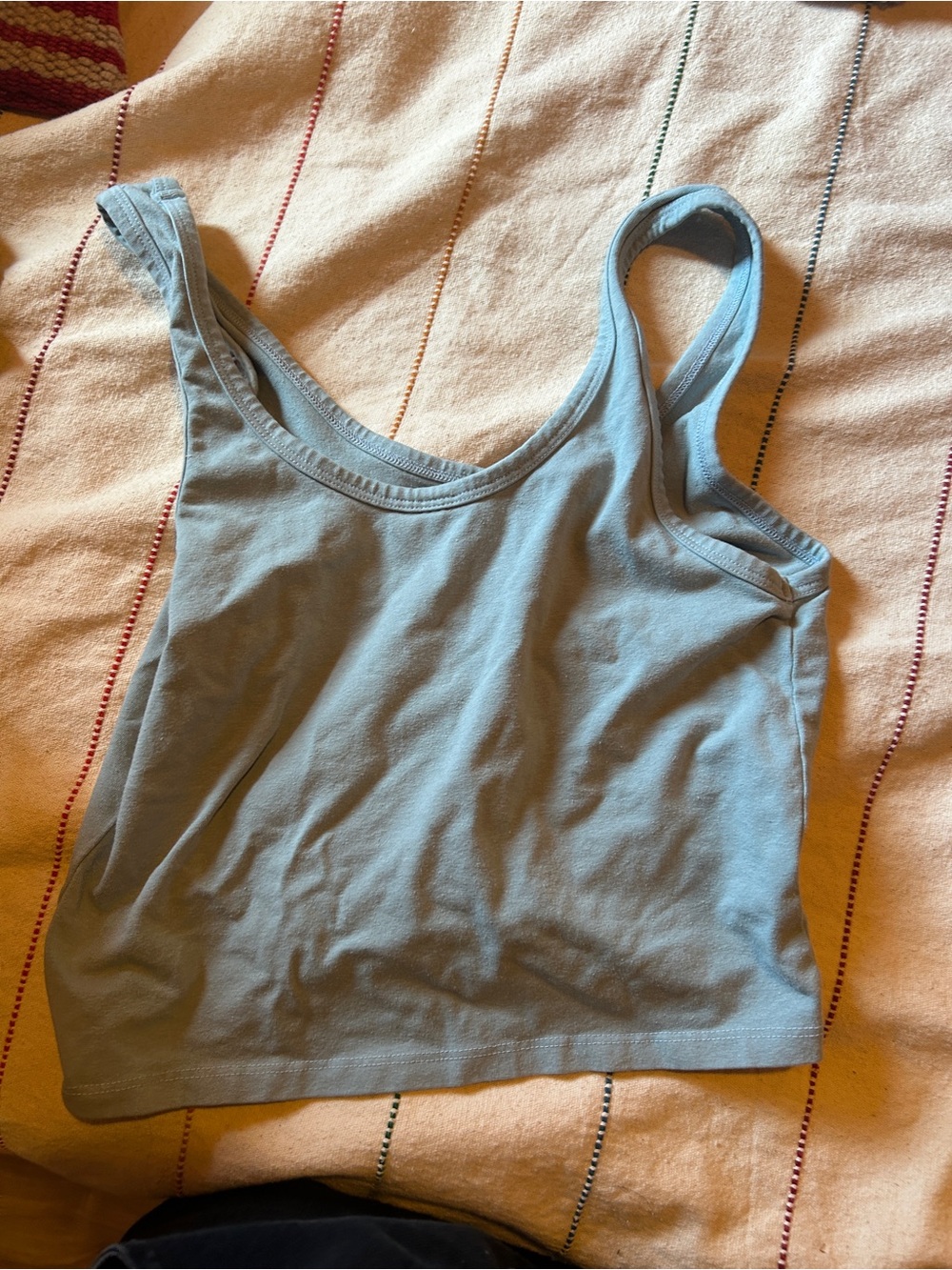 Jungmaven Light Blue Scoop Neck Tank
